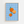 Oranges on Blue plakat med appelsiner på blå ternet baggrund – moderne frugt- og køkken plakat.
