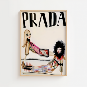 Fashion Icons Prada Plakat | Stilfuld modekunst til hjemmet