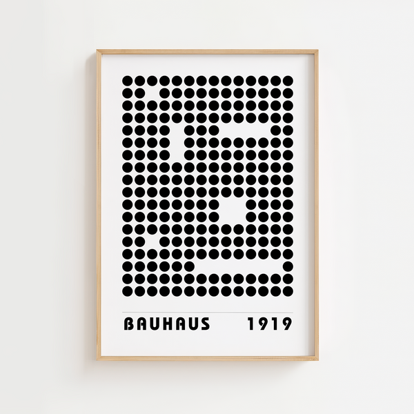 Bauhaus 1919 White Eye Plakat