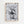 Blomsterbuket i orientalsk vase plakat med detaljeret sort-hvidt motiv