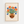 Blomstervase med orange blomster plakat med illustrerede blomster i dekoreret vase