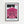Honshu Mount Fuji plakat med japansk bylandskab i lyserøde og magenta toner, sort ramme