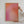 Plakat med rosa og orange farveovergang i bløde nuancer