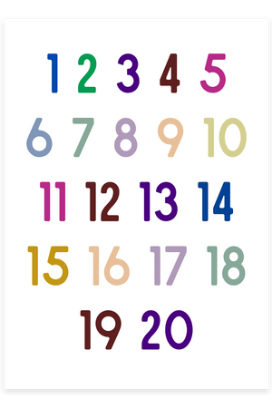 1-20 Tal Plakat