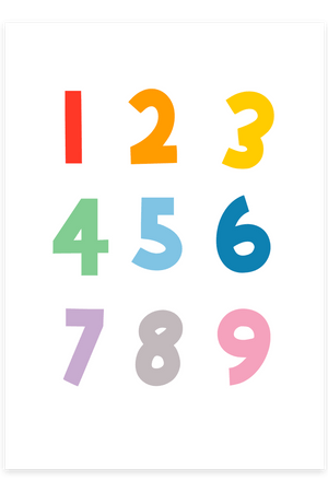 "1-9" Tal Plakat