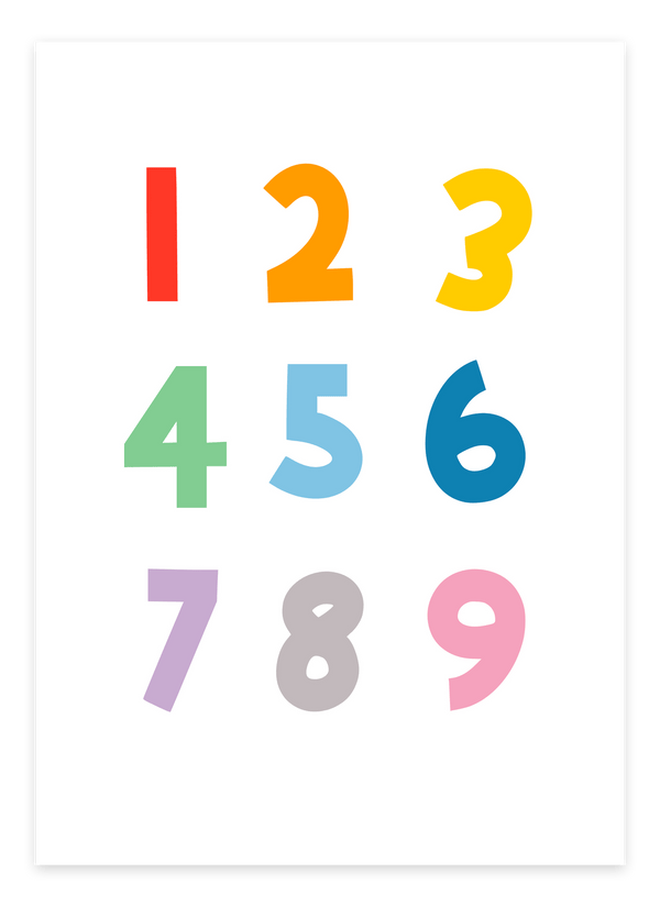 "1-9" Tal Plakat