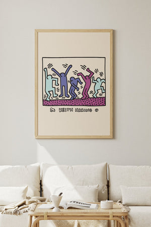 Keith Haring Plakat "Dance Club" | Køb Kunstplakater