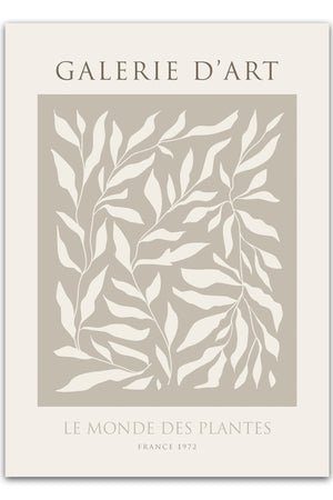 Galerie D'Art Le Mondes Plakat