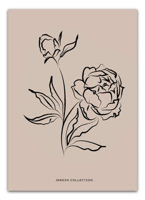 Galerie Jardin Flower Plakat