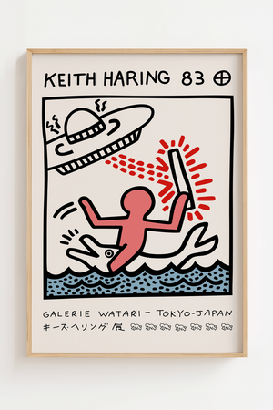 Galerie Watari - Keith Haring Plakat
