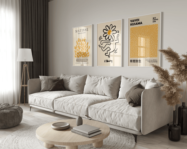 Gul Matisse Plakat | "Yellow Dancing flower" Poster | køb nu
