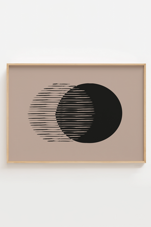 Half Shaded Plakat