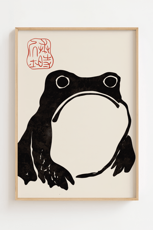 Japansk Frø Plakat