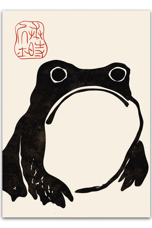Japansk Frø Plakat