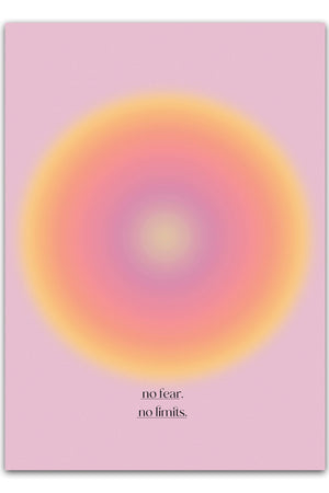 No fear - No limits Plakat