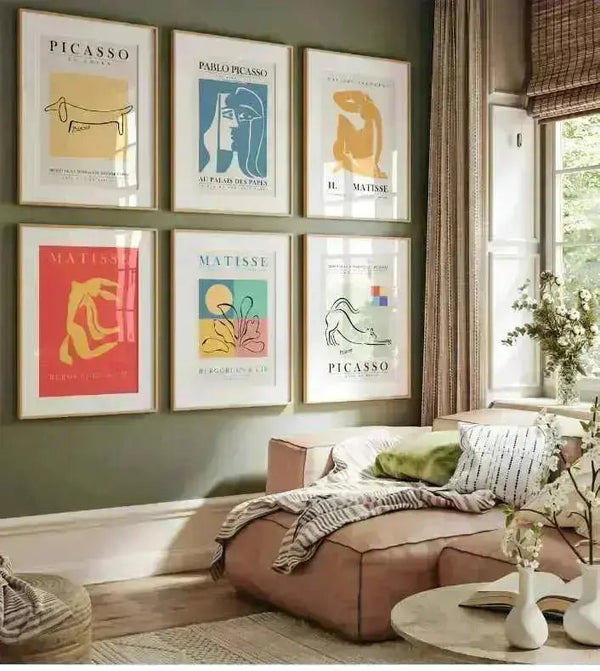 Matisse Plakat | "Flower City - Blue" Poster  | Køb Online fra Ellensshop.dk