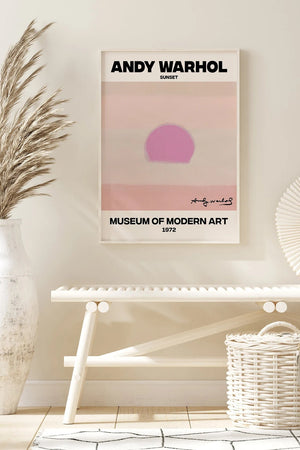 Purple Sunset - Andy Warhol Plakat