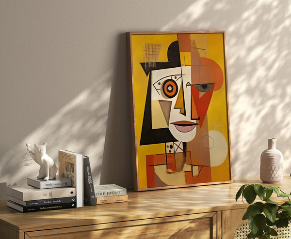 Selvportræt Kubisme Picasso Billedvæg