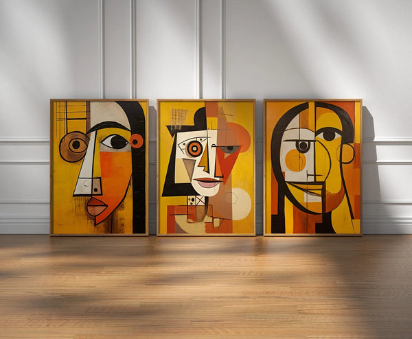Selvportræt Kubisme 1)  - Picasso Plakat