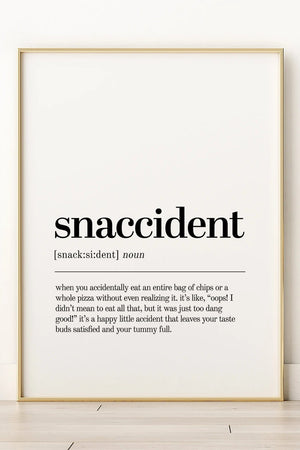 Snaccident - Citatplakat