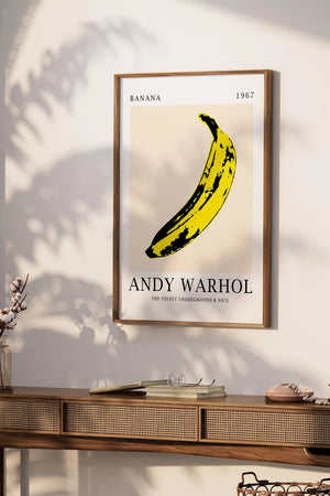 Velvet Banana - Andy Warhol Plakat