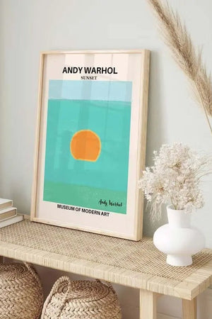 Inspireret af bevægelsens geometriske former og levende farver,