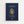 The World Is Your Oyster plakat med pasdesign i guldgult og marineblåt