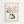 Tulipaner i stribet vase plakat med lyserøde blomster og grafisk mønster