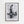 Walk by Faith plakat med grafisk figurmotiv i sort hvide geometriske flader, sort ramme